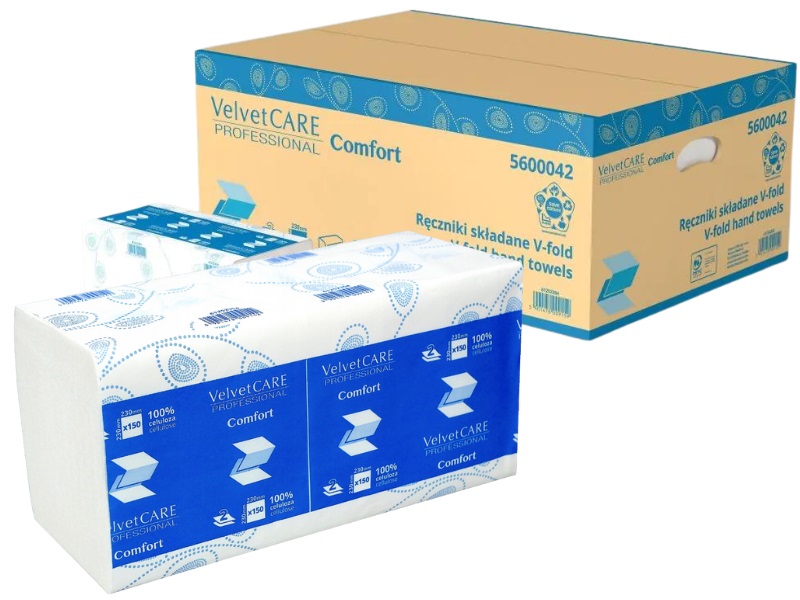 Ręcznik papierowy ZZ Velvet V Fold Comfort celuloza karton